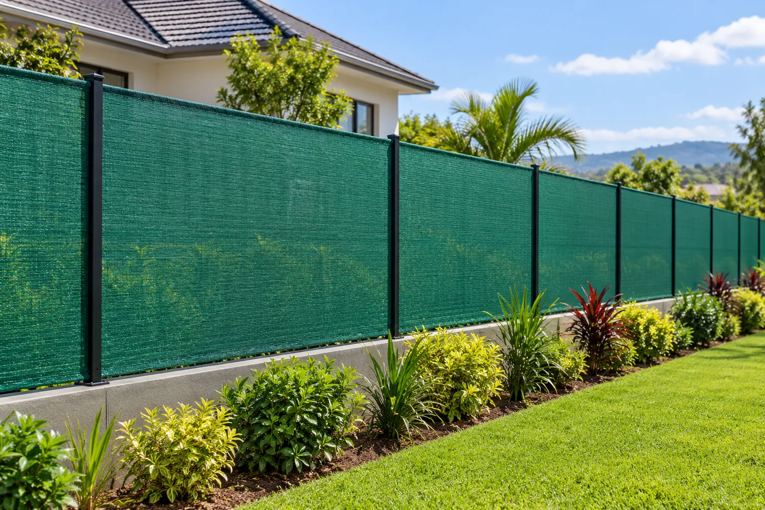 Illustration of privacy fences